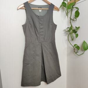 J. Crew Caroline Dress in Army/Olive Green Size 4